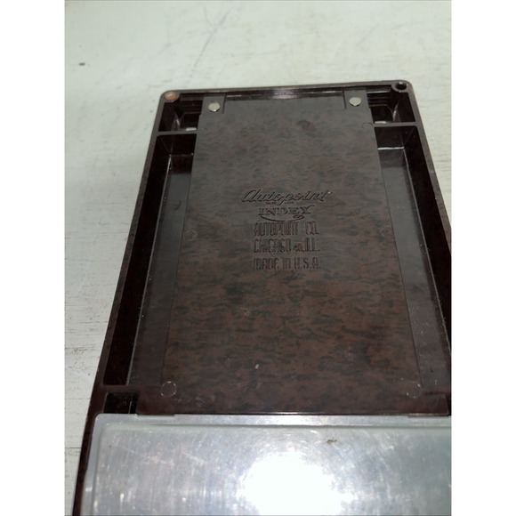 Vintage Autopoint Index Bakelite Address Organizer With Paper - Picture 7 of 7